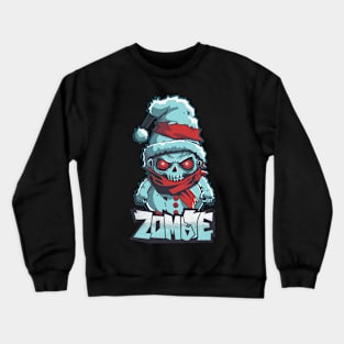 Zombie Snowman Crewneck Sweatshirt